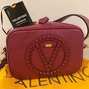 Valentino by Mario Valentino Mia Rock Leather Crossbody